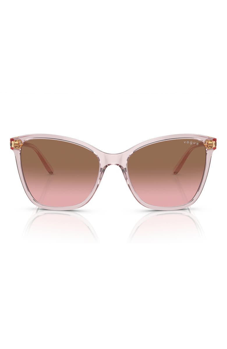VOGUE 56mm Gradient Butterfly Sunglasses, Main, color,