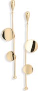 Panacea Bar Chain & Disc Drop Earrings