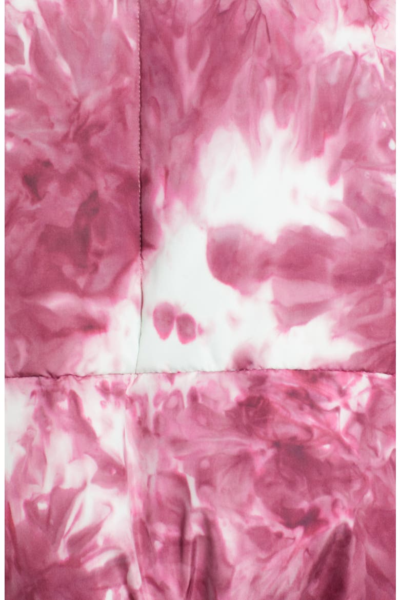 Levi's® Women's Puffer Jacket, Alternate, color, DARK PINK TIE DYE
