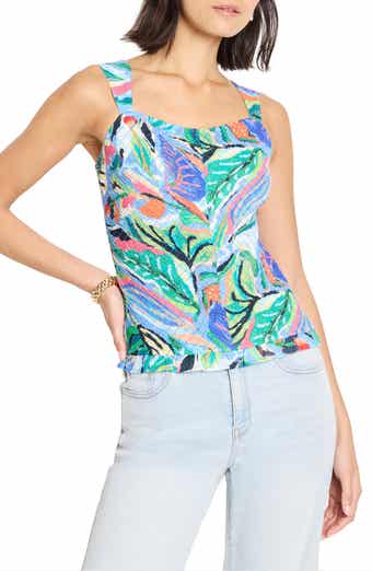 Island Beat Smocked Tank