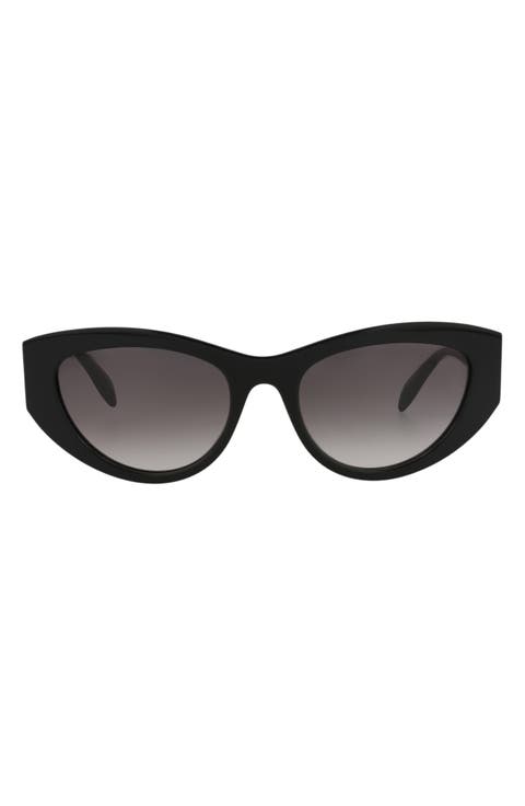 54mm Modified Cat Eye Sunglasses