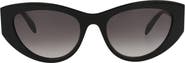 McQueen 54mm Modified Cat Eye Sunglasses