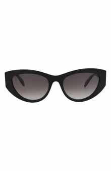 McQueen 54mm Modified Cat Eye Sunglasses