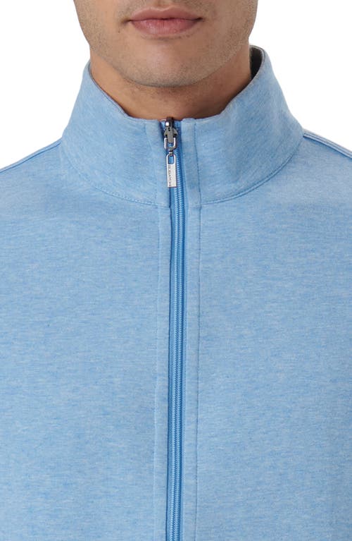 Bugatchi Reversible Knit Jacket In Blue