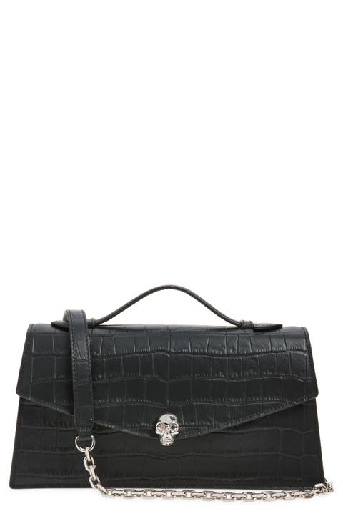 Skull Top Handle Bag