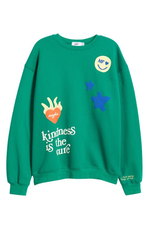 THE MAYFAIR GROUP THE MAYFAIR GROUP KINDNESS IS THE CURE CREWNECK SWEATSHIRT 