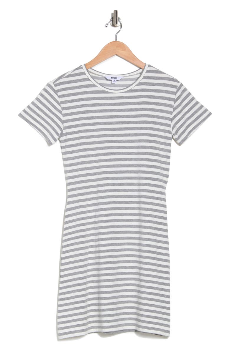 BB Dakota by Steve Madden Salad Days Stripe Tie Waist T-Shirt Dress, Alternate, color, 