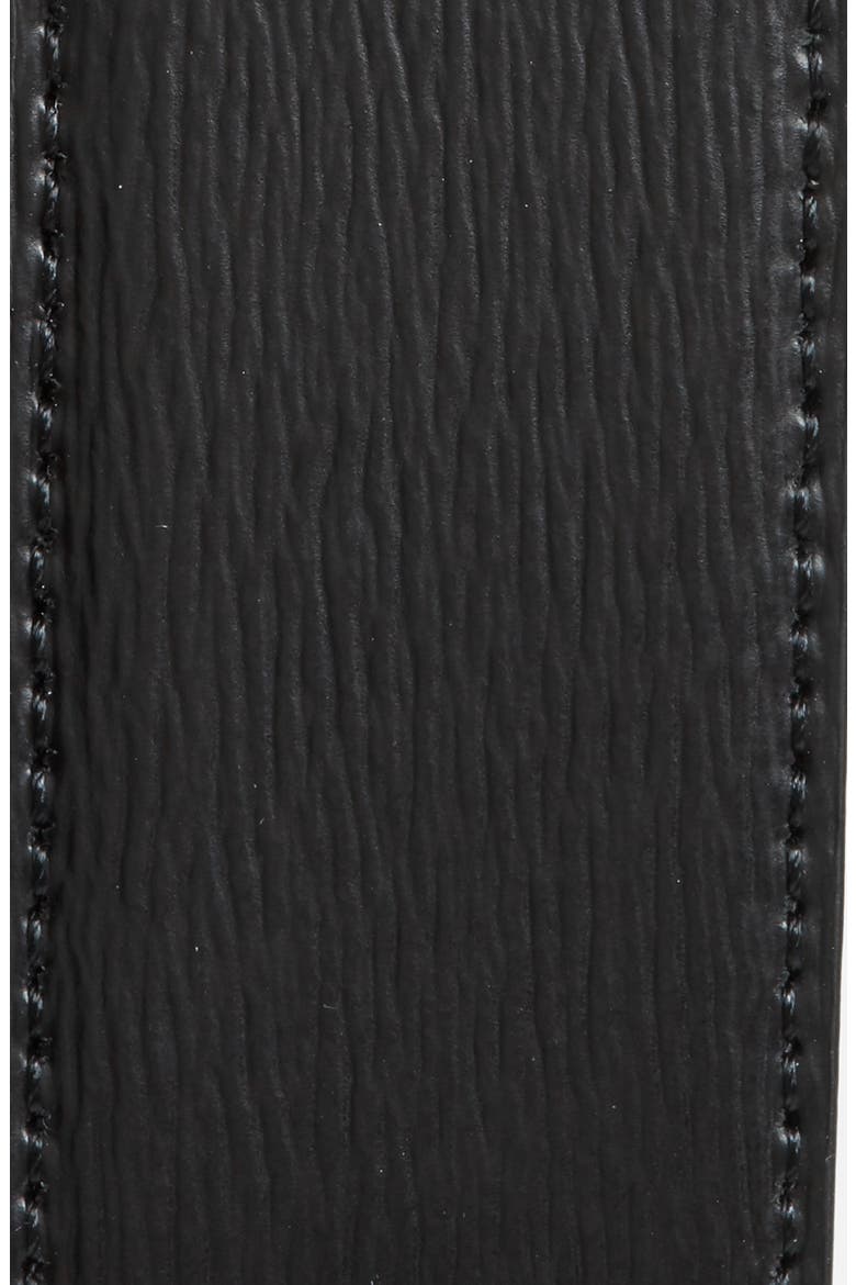 Leather Belt, Alternate, color, BLACK
