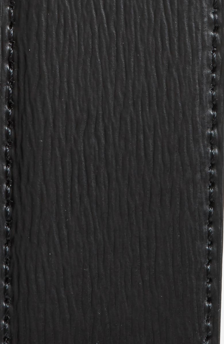 Montblanc Leather Belt, Alternate, color, Black