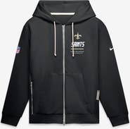 Nike Men's Nike Black New Orleans Saints Sideline Standard Issue Quarterback Scramble Dri-FIT Full-Zip Hoodie