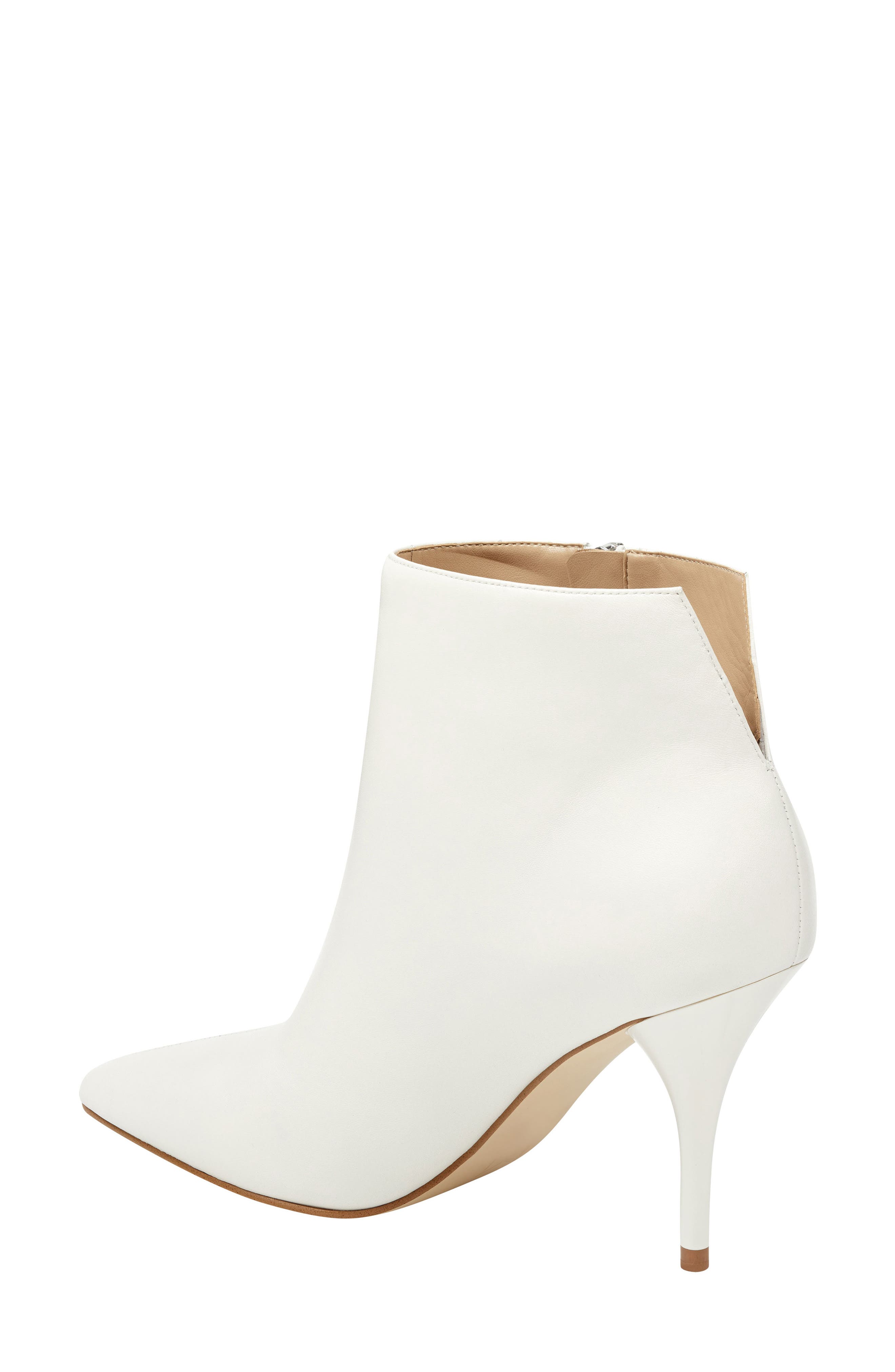 Faye Bootie, Alternate, color, IVORY LEATHER