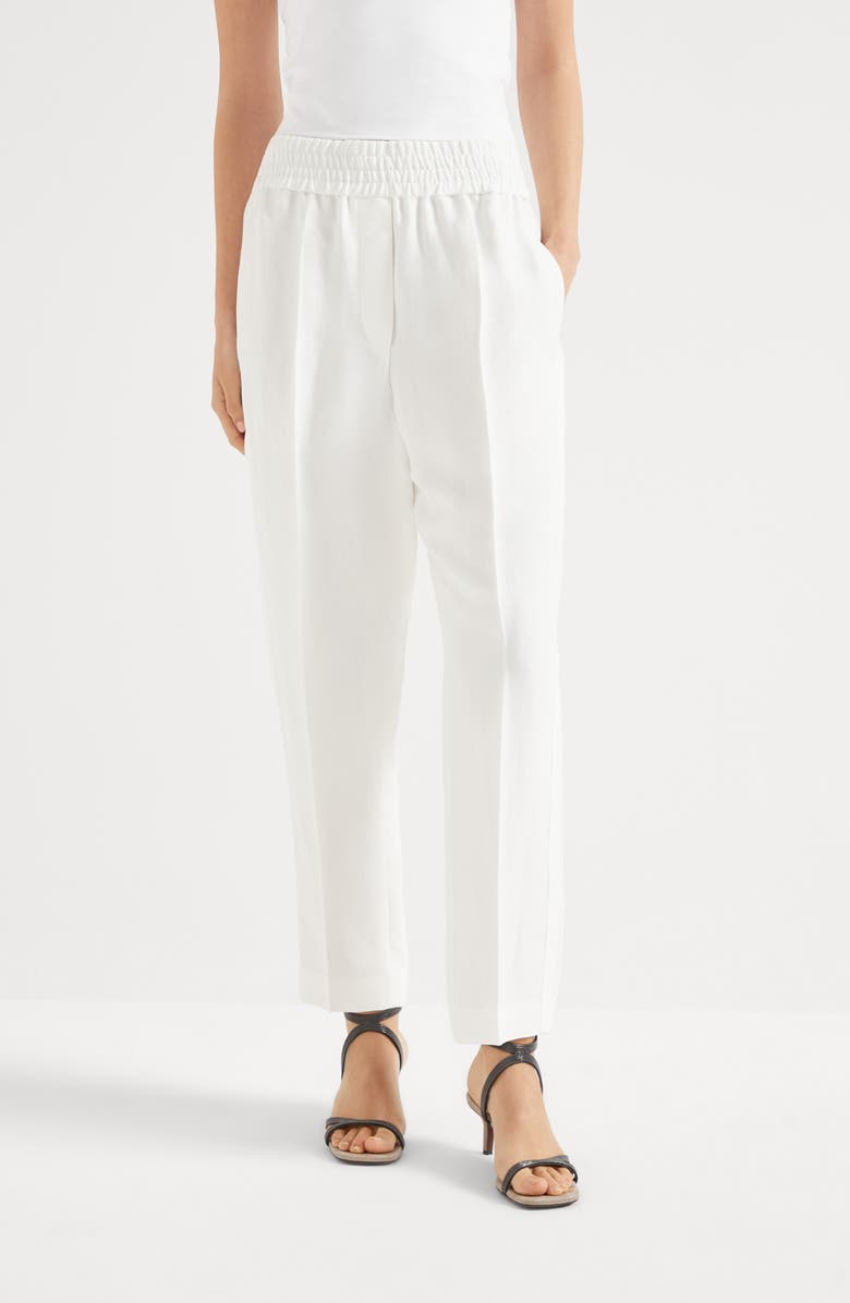 Brunello Cucinelli Pull-on trousers, Alternate, color,