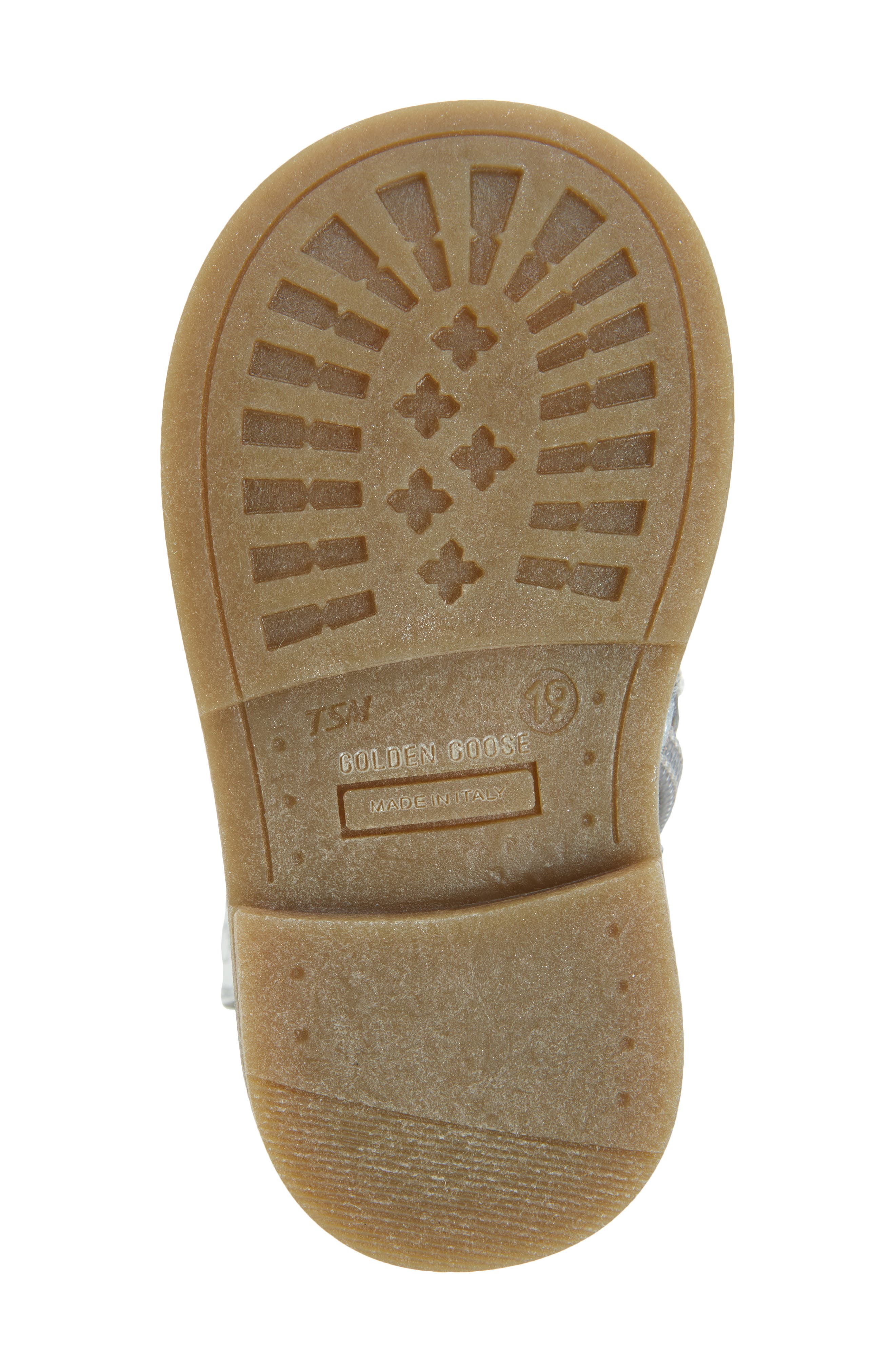 Golden Goose Kids' Wish Star Western Boot, Alternate, color, Silver