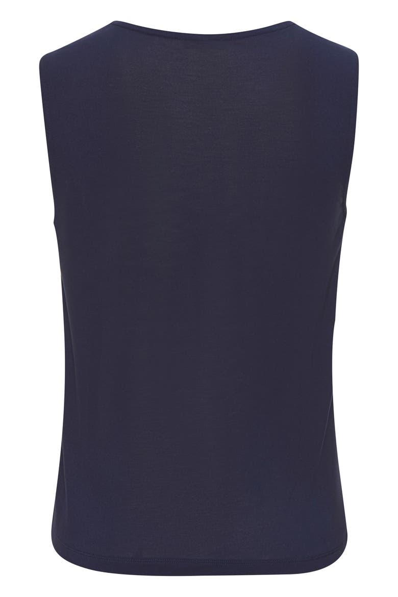Crew Neck Tank Top, Alternate, color, Navy