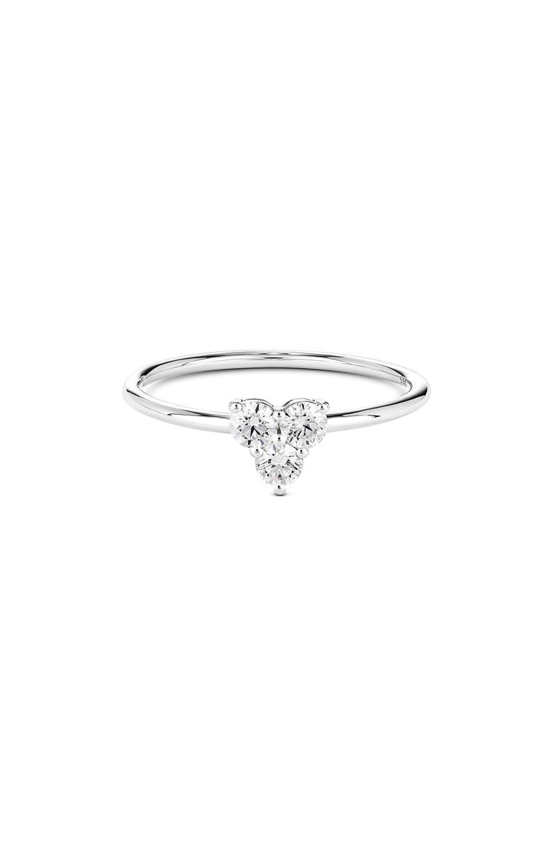 LIGHTBOX 0.3-Carat The Mini Trio Lab-Grown Diamond Ring, Alternate, color, 