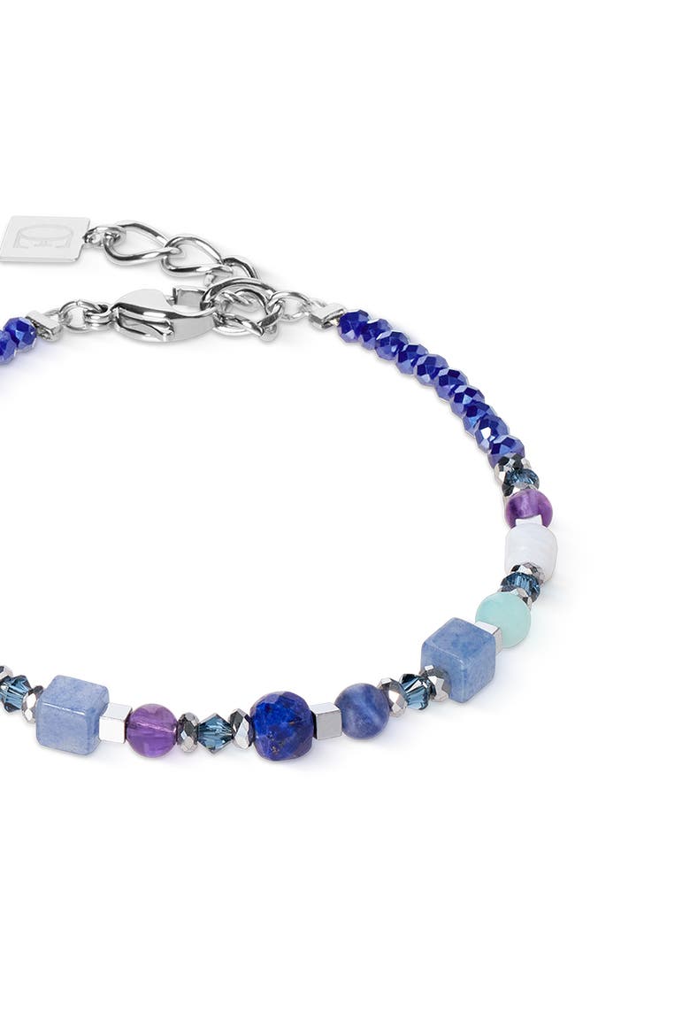 Shape Mix Spikes Bracelet, Alternate, color, Blue Moon