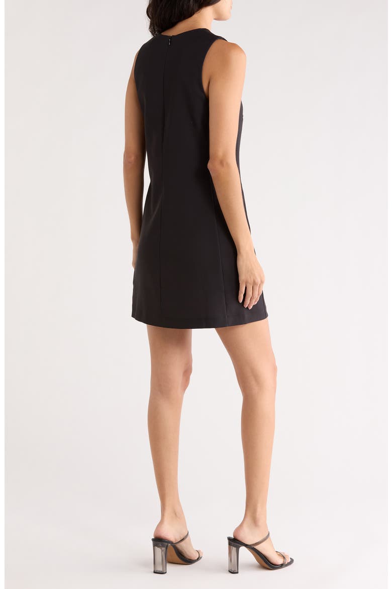 Floral Sleeveless Minidress, Alternate, color, BLACK