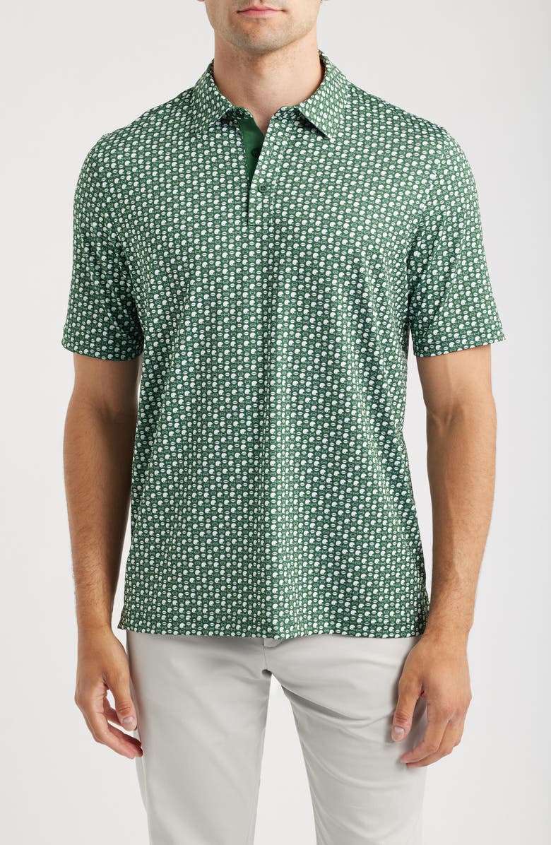 Johnston & Murphy XC+<sup>™</sup> Game Day Performance Polo, Main, color, Green