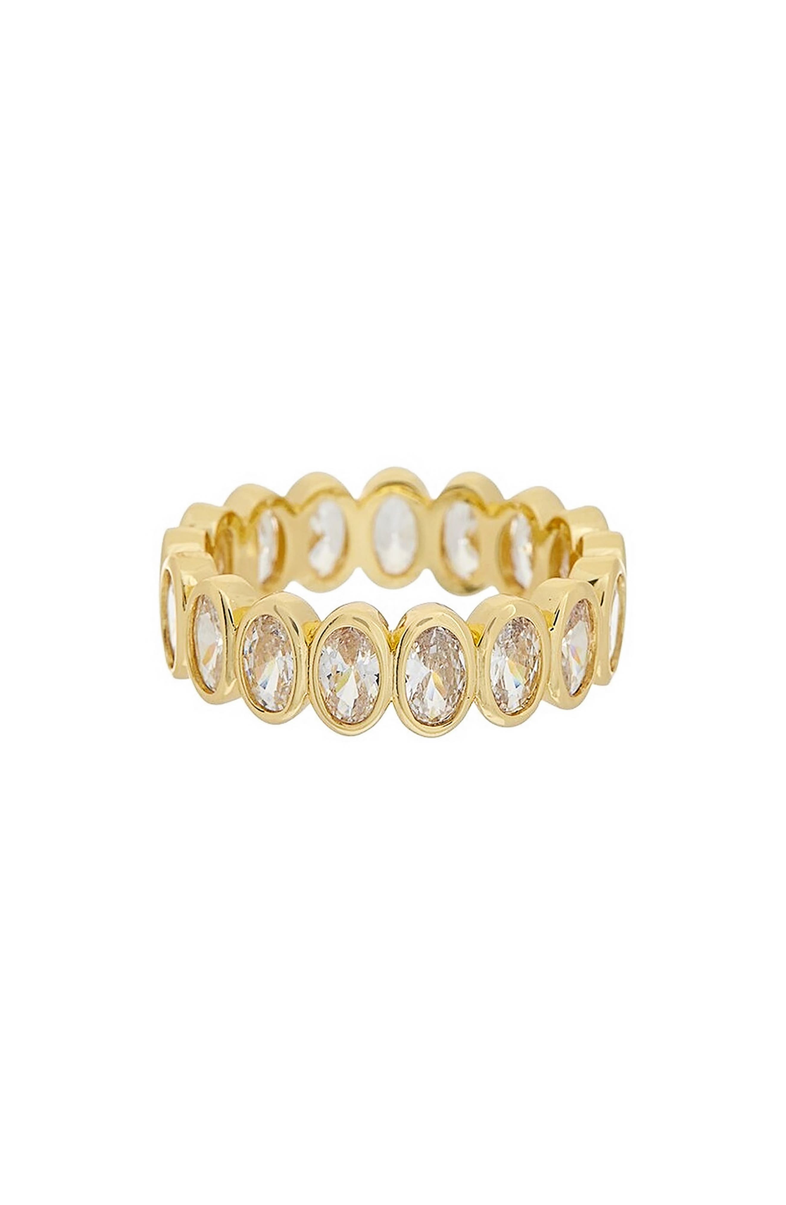 White Topaz Eternity Ring