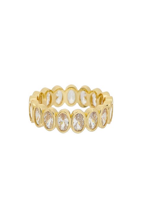 White Topaz Eternity Ring