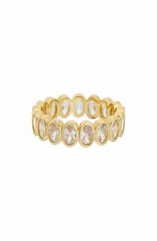 White Topaz Eternity Ring