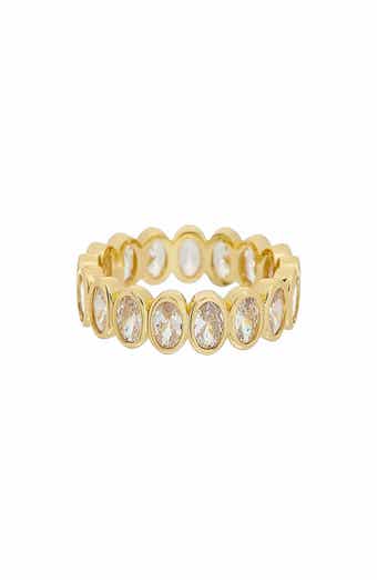 White Topaz Eternity Ring