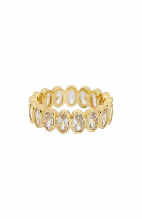 White Topaz Eternity Ring