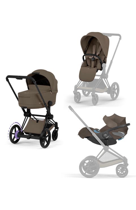 e-PRIAM Stroller, Fold Lux Carry Cot & CLOUD T Travel System