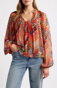 LOVE THE LABEL Meredith Smocked Top