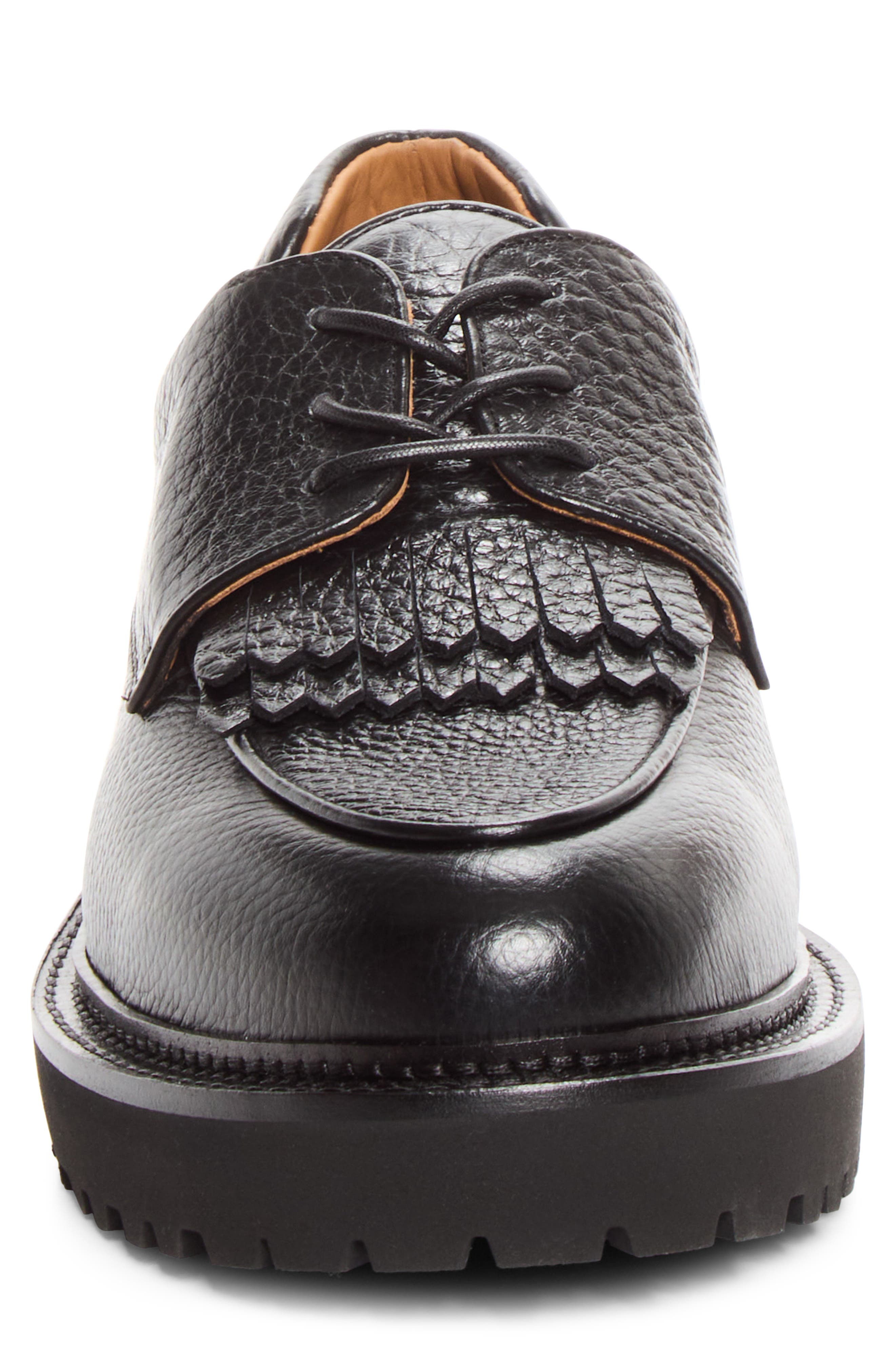 Max Kiltie Derby, Alternate, color, BLACK