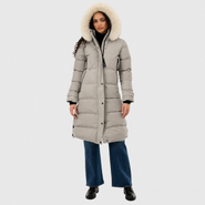 CANADA WEATHER GEAR Quilted Maxi Long Jacket