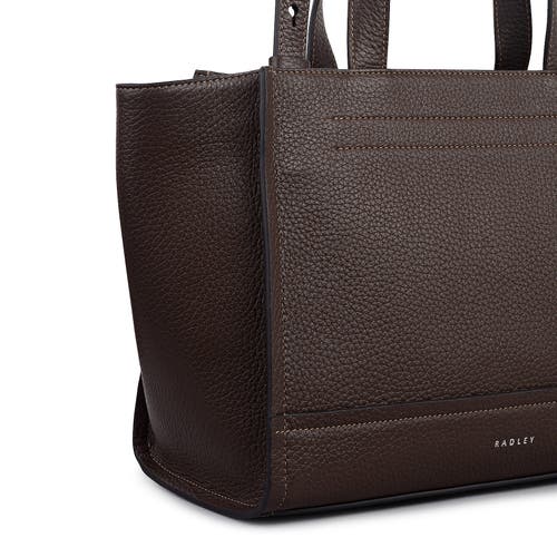 Radley Oak Street Medium Ziptop Satchel Bag In Brown