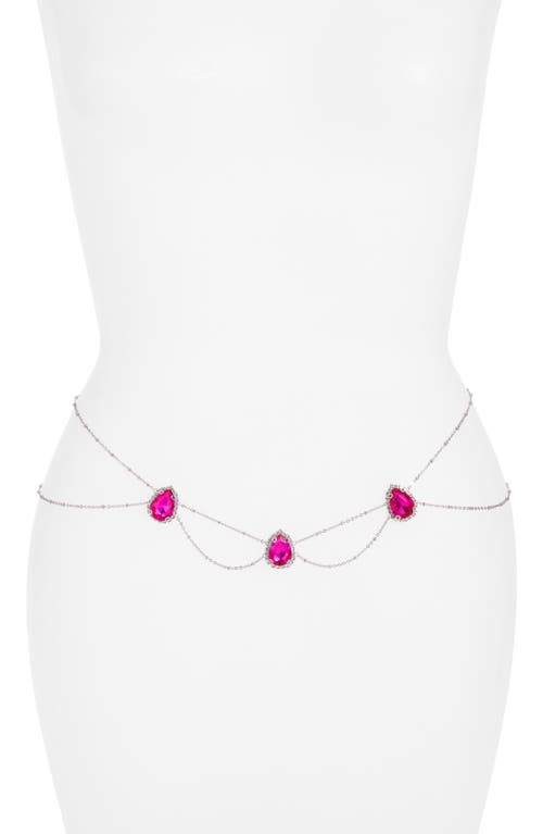 VIDAKUSH Gaia Belly Chain in Pink 