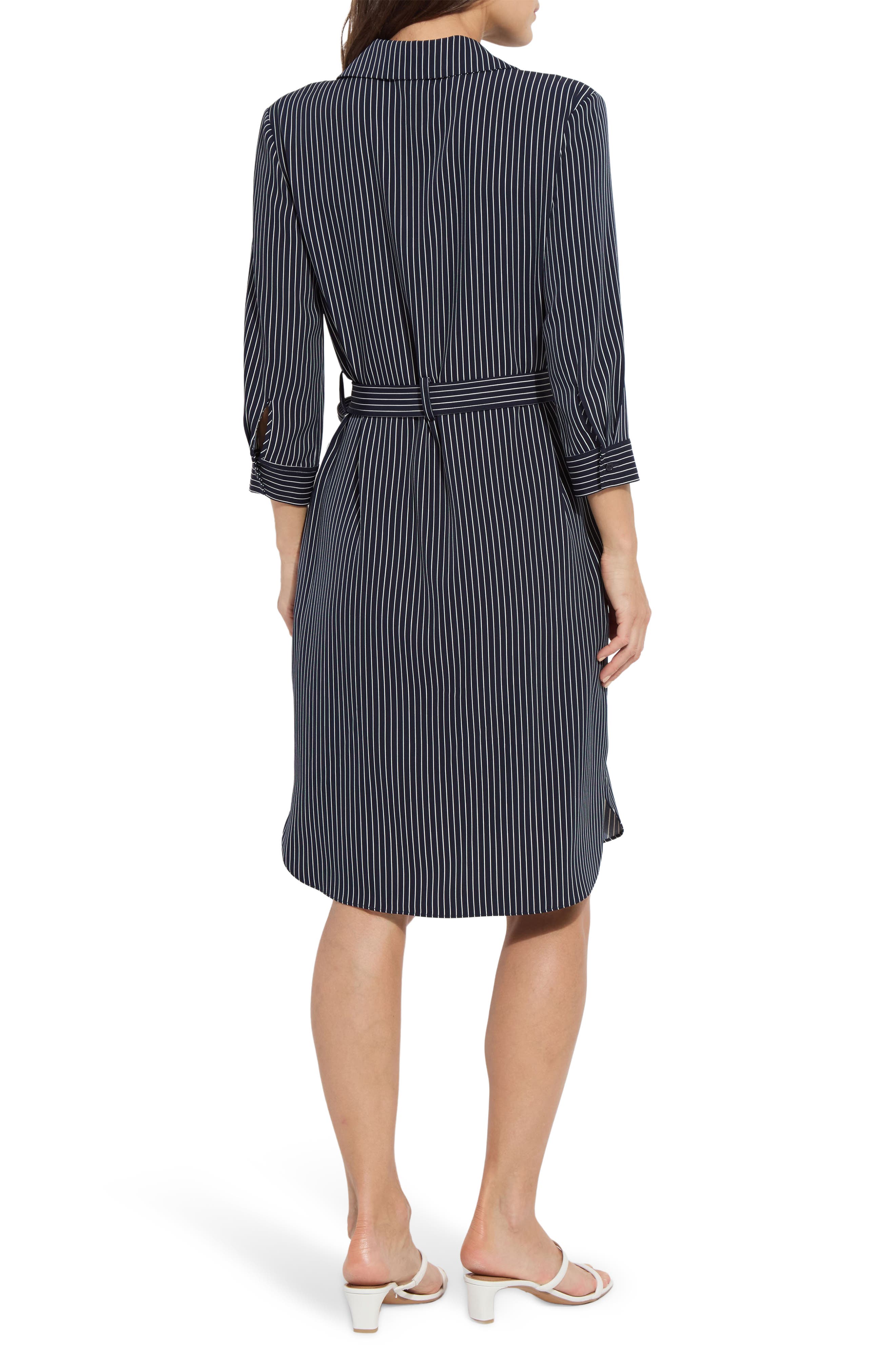Stripe Popover Shirtdress - image 2