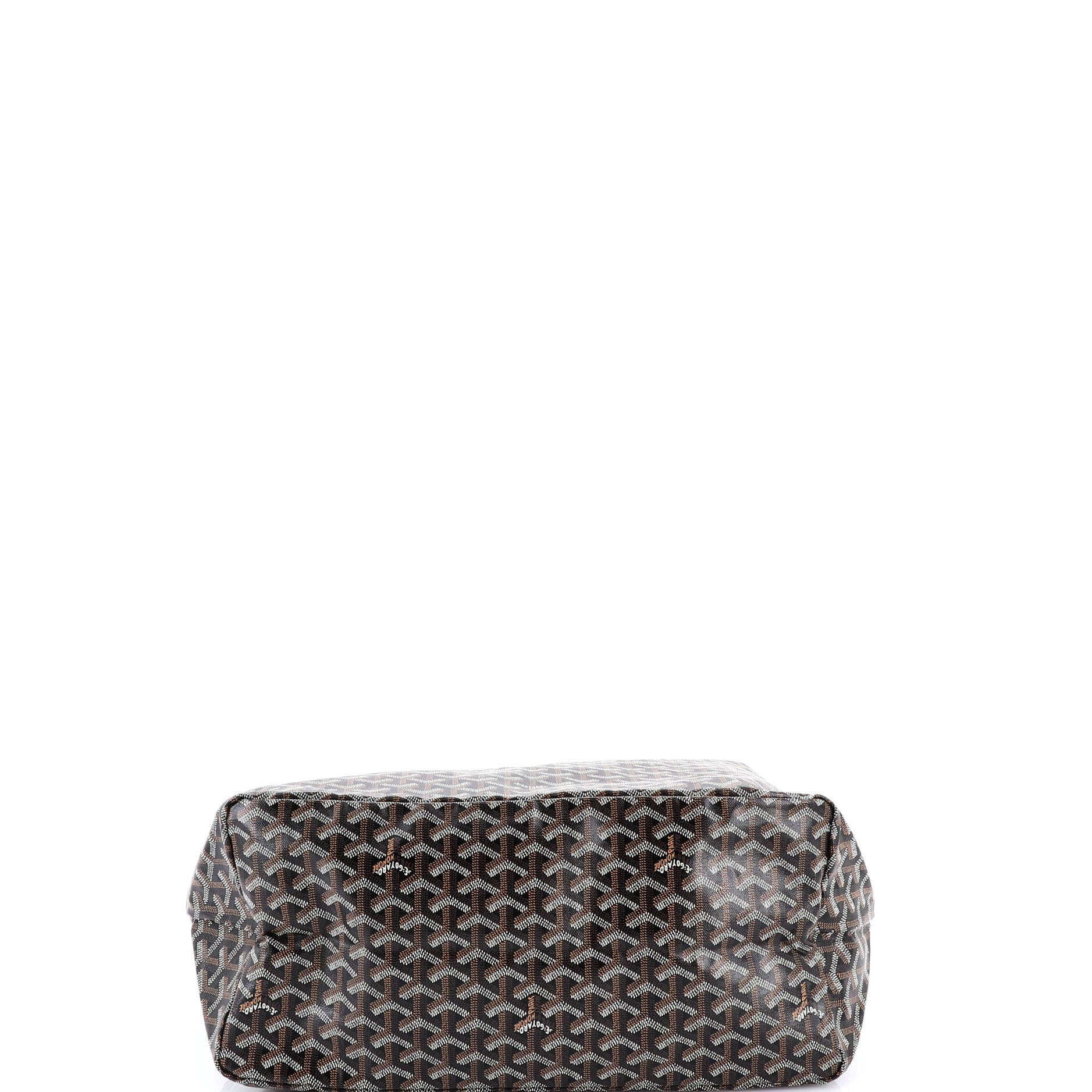 Pre-Owned Goyard Saint Louis Tote Coated Canvas GM, Alternate, color, Brown