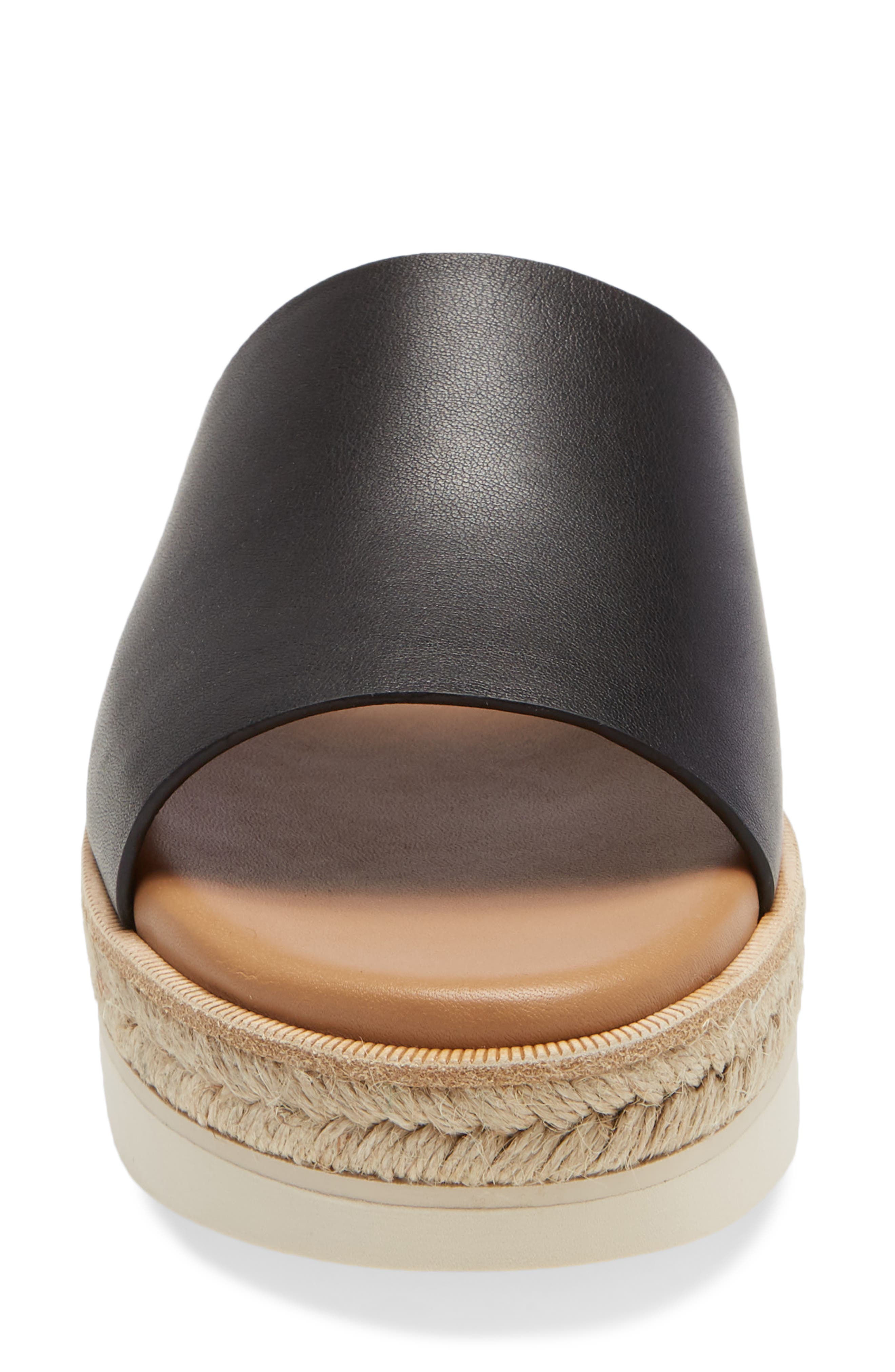 Aquatalia Shayna Espadrille Platform Slide Sandal, Alternate, color, 