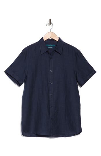 PERRY ELLIS PERRY ELLIS SHORT SLEEVE WOVEN SHIRT