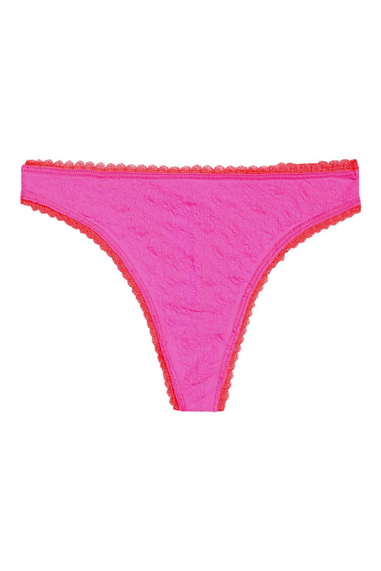 Intimately FP Sweet Point Seamless Thong, Main, color, PINK FUSHIONS COMBO