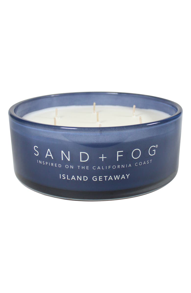 SAND AND FOG Island Getaway Scented Candle, Alternate, color, Island Getaway