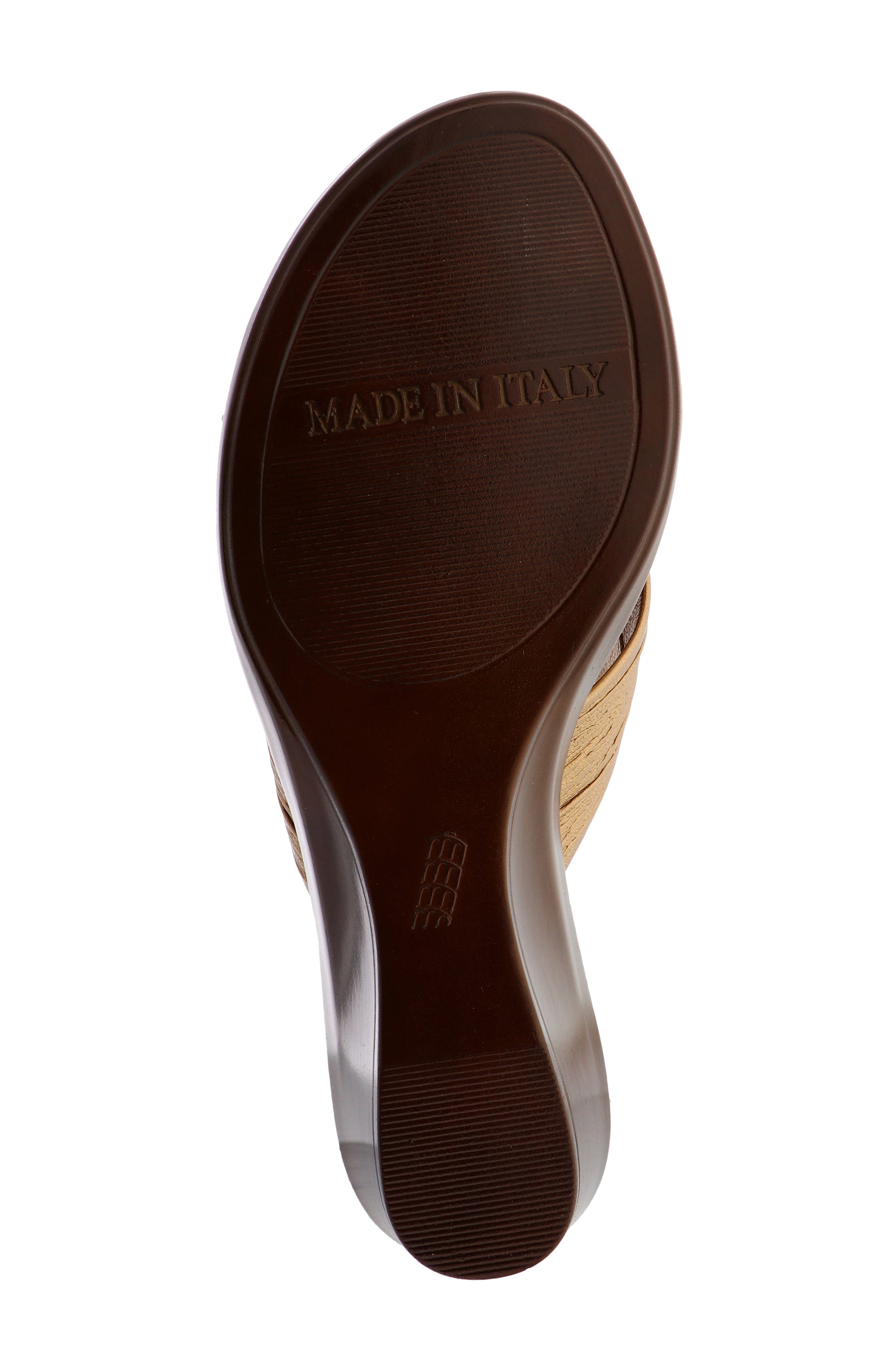 Kenny Wedge Slide Sandal, Alternate, color, BRONZE