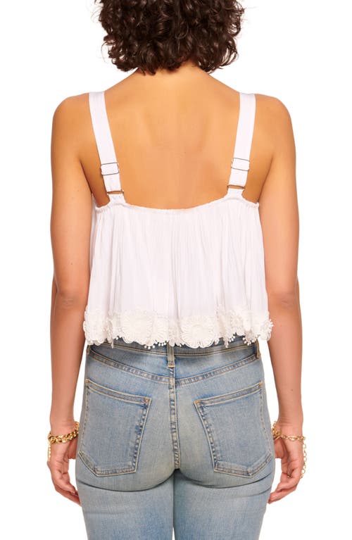 RAMY BROOK RAMY BROOK ELIZABETH FLORAL LACE APPLIQUÉ TOP