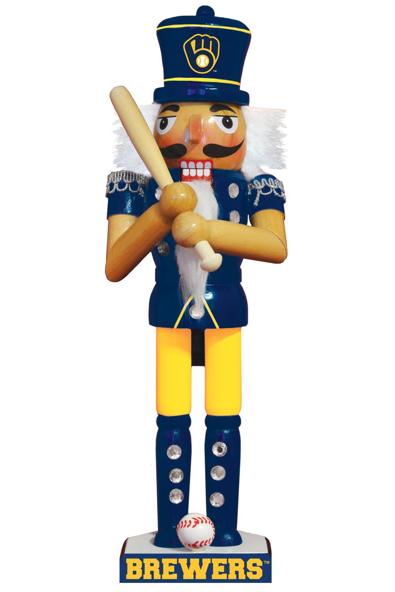 Milwaukee Brewers Collectible Nutcracker, Main, color, Multicolor