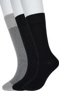 Brooks Brothers Assorted 3-Pack Essential Dress Socks