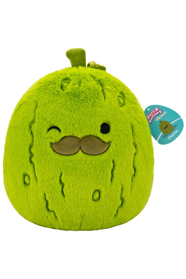 12 Inch Charles The Green Pickle Plush, Main, color, Multicolored