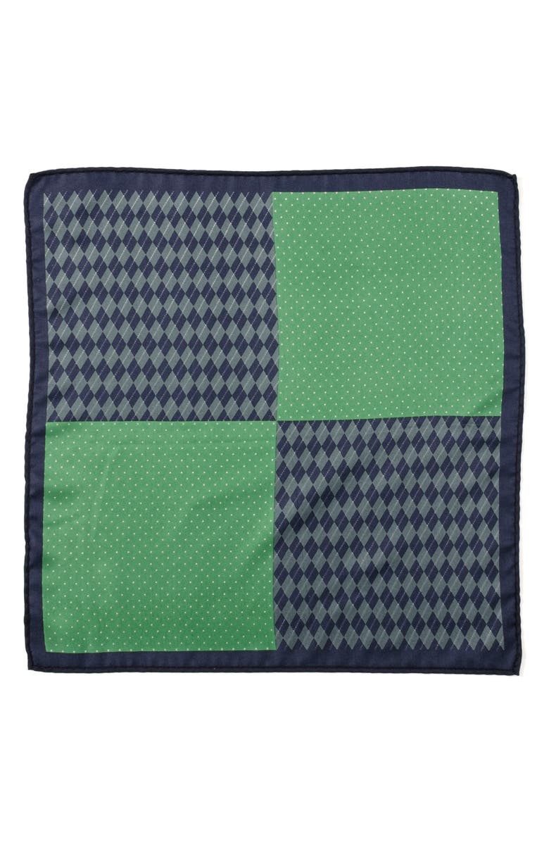 Cufflinks, Inc. Argyle & Dot Panel Pocket Square, Alternate, color, 