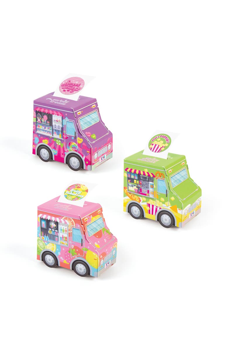 3C4G Food Truck Festival Sticker Set, Kid Age 6+, Alternate, color, Multicolored