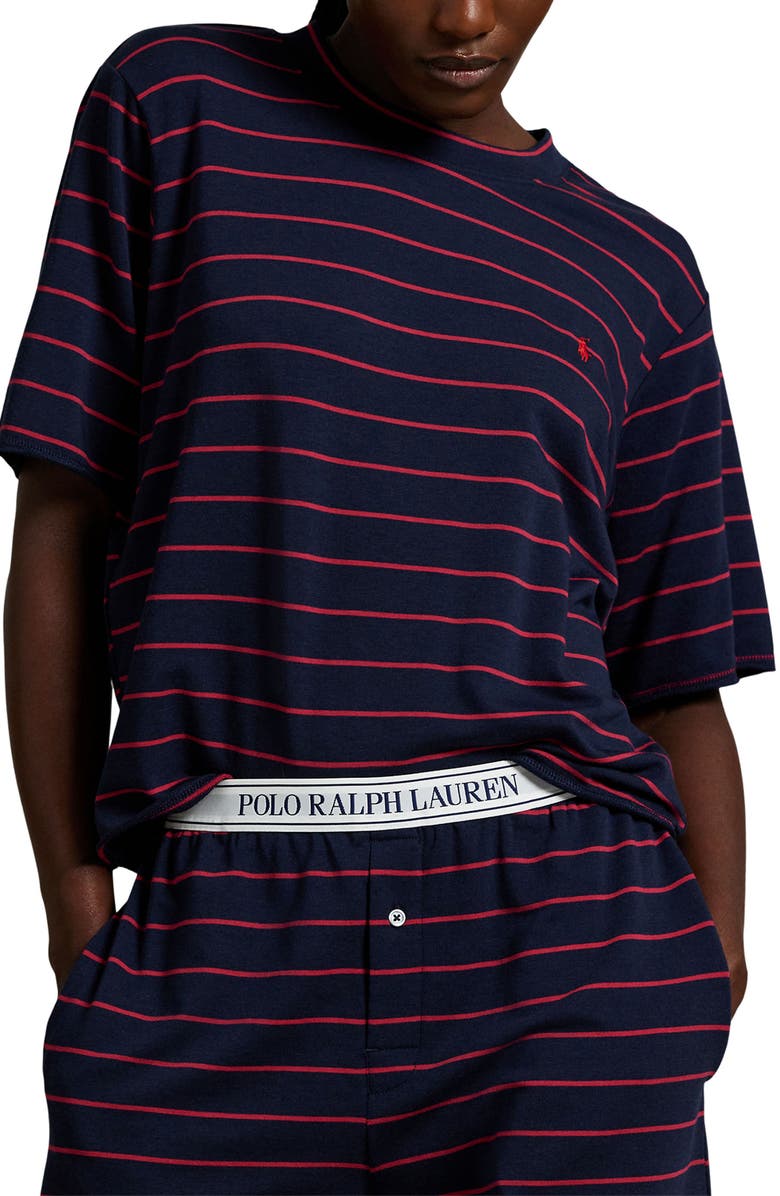 Polo Ralph Lauren Short Pajamas, Alternate, color, Hunter Navy