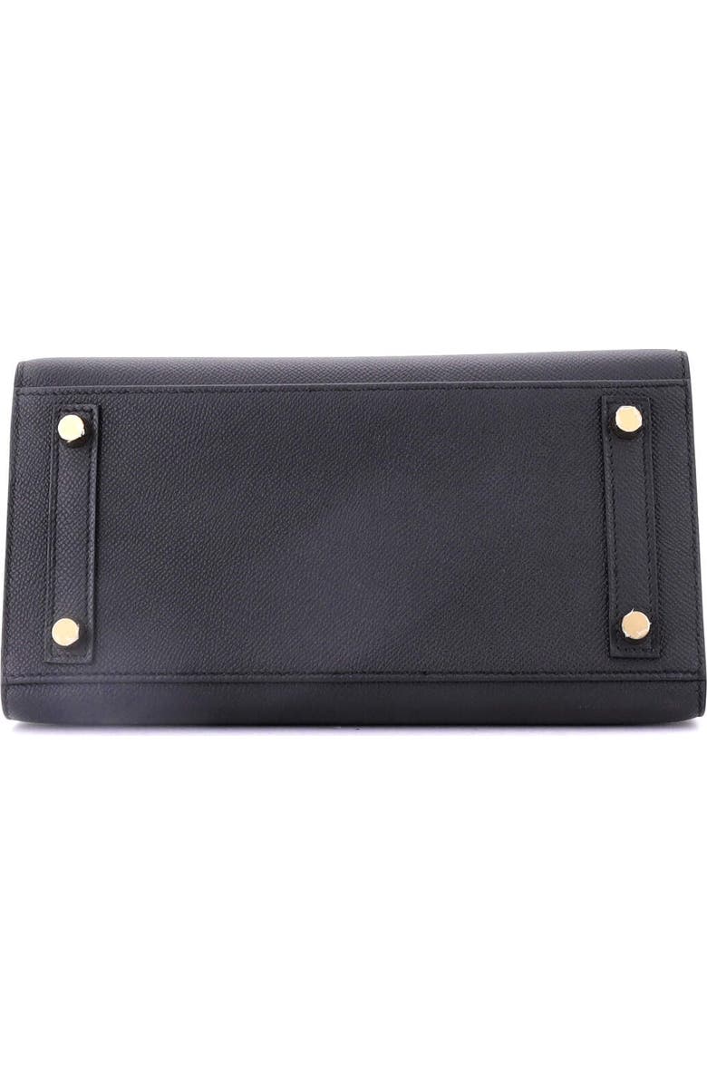 Pre-Owned Hermes Birkin Sellier Bag Black Epsom with Gold Hardware 25, Alternate, color,