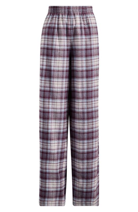 Oversized Flannel Sleep Pants