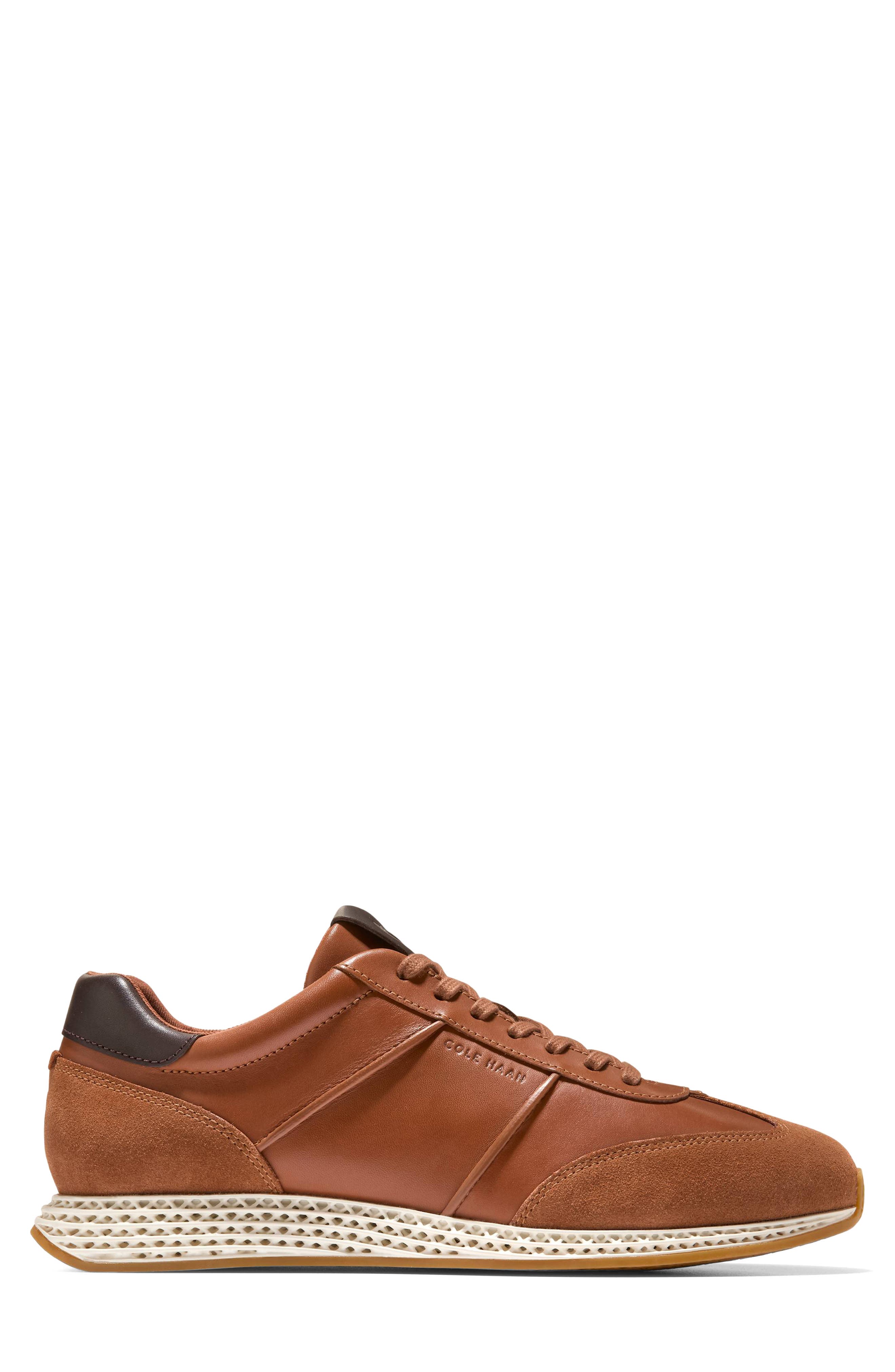 Cole Haan GrandPro LP Skyweave Sneaker, Alternate, color, British Tan / Dark Chocolate